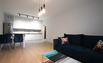 -salon z kuchnią i jadalnią